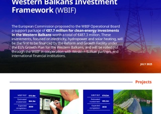 First investments under the Growth Plan through the WBIF
