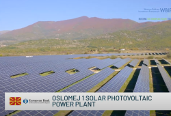 Oslomej 1 Solar Power Plant, North Macedonia (September 2022)