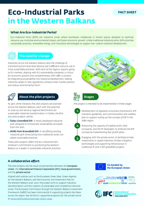 Eco-Industrial Parks in Western Balkans